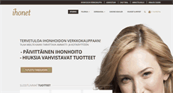 Desktop Screenshot of ihonet.fi